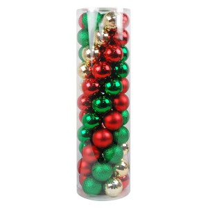 Combo 55Pk 60Mm Tube- 2 Red/Green/Gold