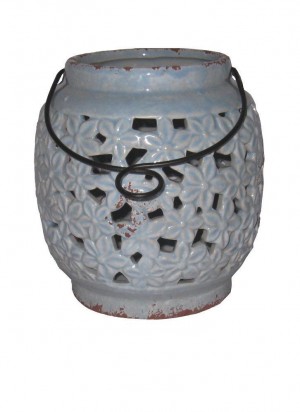 6.3 InchH ceramic candle holders