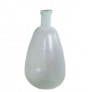 17.75 Inch Suava Frosted Glass Vase
