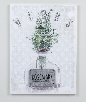 15.74 InchH white/green 3D canvas wall art