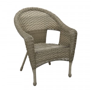 Grey Resin Wicker Clark Single Chair