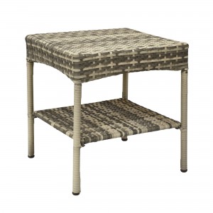 Grey Resin Clark Wicker Clark Side Table(KD)