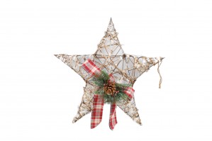 23 Inch LED Hanging Star Wall Decor