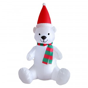 4FT Inflatable Polar Bear