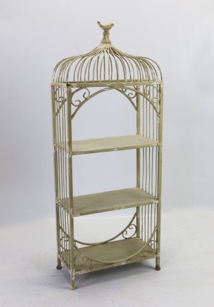 Timeworn Metal Shelves