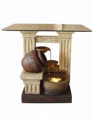 Pots Table Water Fountain