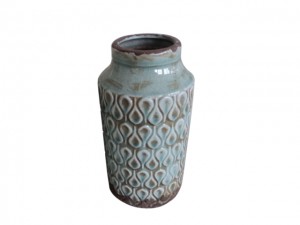 Hera 9.5 Inch Terracotta Vase