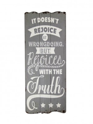 Rejoice Truth Plaque