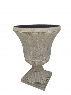 21.25 Inch Urn Planter in Antique White