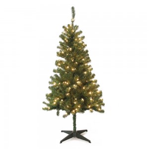 5FT Wood Trail Pine Pre Lit Artificial Christmas Tree