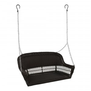 Resin Wicker Porch Swing