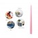 12 Inch Light Rose Taper Candles (144pcs/Case) Bulk
