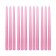 12 Inch Pink Taper Candles (144pcs/Case) Bulk