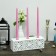 12 Inch Pink Taper Candles (144pcs/Case) Bulk