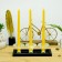 12 Inch Yellow Taper Candles (144pcs/Case) Bulk