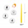 12 Inch Yellow Taper Candles (1 Dozen)