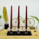 12 Inch Burgundy Taper Candles (144pcs/Case) Bulk
