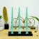 12 Inch Aqua Taper Candles (1 Dozen)