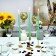 12 Inch Aqua Taper Candles (1 Dozen)