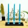 12 Inch Turquoise Taper Candles (1 Dozen)