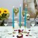 12 Inch Turquoise Taper Candles (144pcs/Case) Bulk