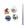 12 Inch Lavender Taper Candles (144pcs/Case) Bulk