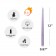 12 Inch Lavender Taper Candles (1 Dozen)