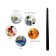 12 Inch Black Taper Candles (1 Dozen)