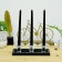 12 Inch Black Taper Candles (1 Dozen)