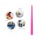 12 Inch Hot Pink Taper Candles (144pcs/Case) Bulk