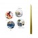 12 Inch Metallic Bronze Gold Taper Candles (1 Dozen)