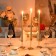 12 Inch Metallic Bronze Gold Taper Candles (1 Dozen)