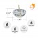 1.75 Inch Clear Gel Floating Candles (12pc/Box)