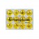 1.75 Inch Clear Yellow Gel Floating Candles (12pc/Box)