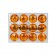 1.75 Inch Clear Orange Gel Floating Candles (12pc/Box)