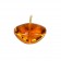 1.75 Inch Clear Orange Gel Floating Candles (144pcs/Case) Bulk