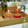 1.75 Inch Clear Orange Gel Floating Candles (144pcs/Case) Bulk