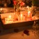1.75 Inch Clear Orange Gel Floating Candles (144pcs/Case) Bulk