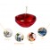 1.75 Inch Clear Red Gel Floating Candles (144pcs/Case) Bulk