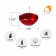 1.75 Inch Clear Red Gel Floating Candles (144pcs/Case) Bulk