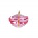 1.75 Inch Clear Light Rose Gel Floating Candles (12pc/Box)