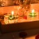1.75 Inch Clear Hunter Green Gel Floating Candles (144pcs/Case) Bulk