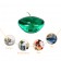 1.75 Inch Clear Hunter Green Gel Floating Candles (144pcs/Case) Bulk