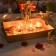 1.75 Inch Clear Brown Gel Floating Candles (12pc/Box)