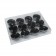 1.75 Inch Clear Black Gel Floating Candles (12pc/Box)