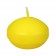 1 3/4 Inch Yellow Floating Candles (288pcs/Case) Bulk