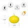 1 3/4 Inch Yellow Floating Candles (144pcs/Case) Bulk