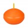 1 3/4 Inch Orange Floating Candles (144pcs/Case) Bulk