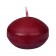 1 3/4 Inch Burgundy Floating Candles (288pcs/Case) Bulk