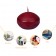 1 3/4 Inch Burgundy Floating Candles (24pc/Box)